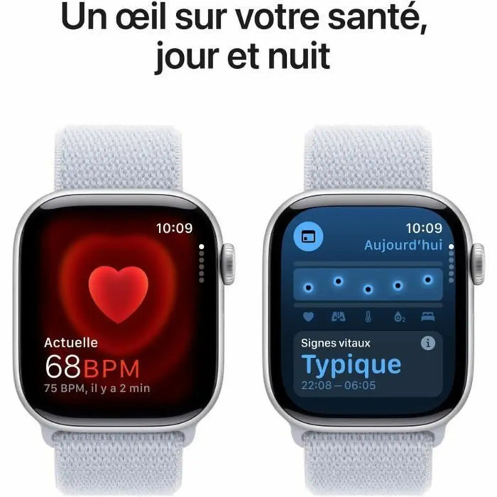 Смарт часовник Apple Watch Series 10 Син Сребрист