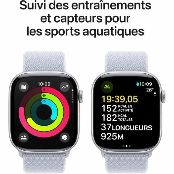Смарт часовник Apple Watch Series 10 Син Сребрист 46 mm
