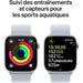 Смарт часовник Apple Watch Series 10 Син Сребрист 46 mm