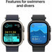Смарт часовник Apple Apple Watch Ultra 2 Черен 49 mm Ø 49 mm