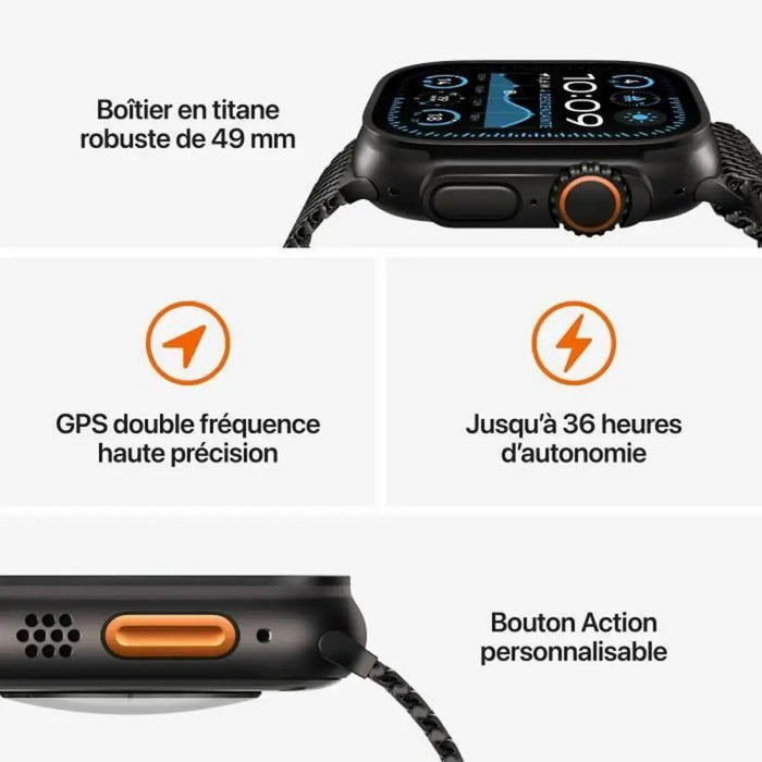 Смарт часовник Apple Watch Ultra 2 GPS Бежов 49 mm