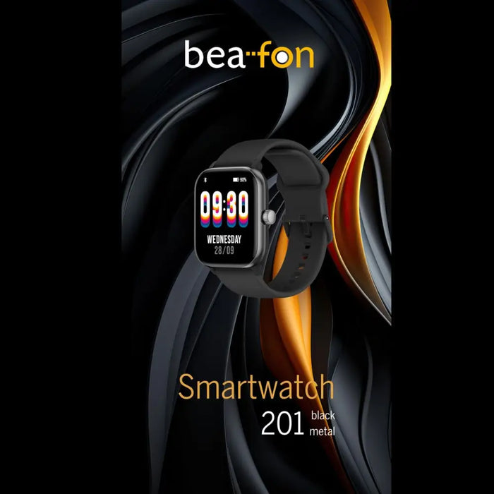 Смарт часовник beafon WATCH 201 1,85’’ Черен Сребрист