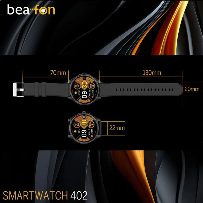 Смарт часовник beafon WATCH 402 43 mm 1,43’’ Черен