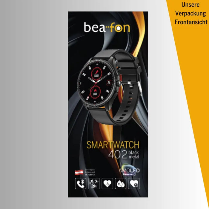Смарт часовник beafon WATCH 402 43 mm 1,43’’ Черен