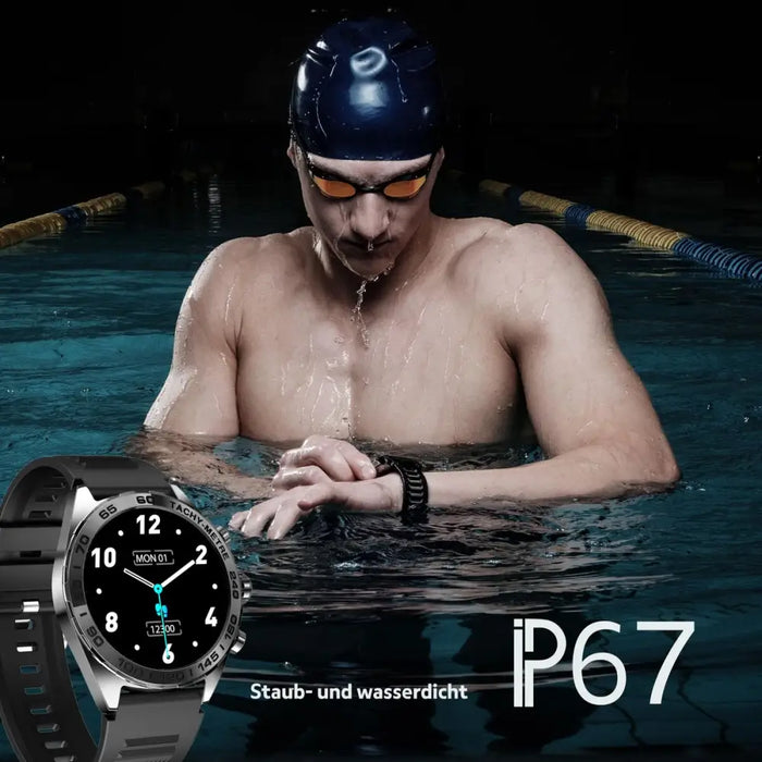 Смарт часовник beafon WATCH 501 1,43’’ Стомана Матово черно