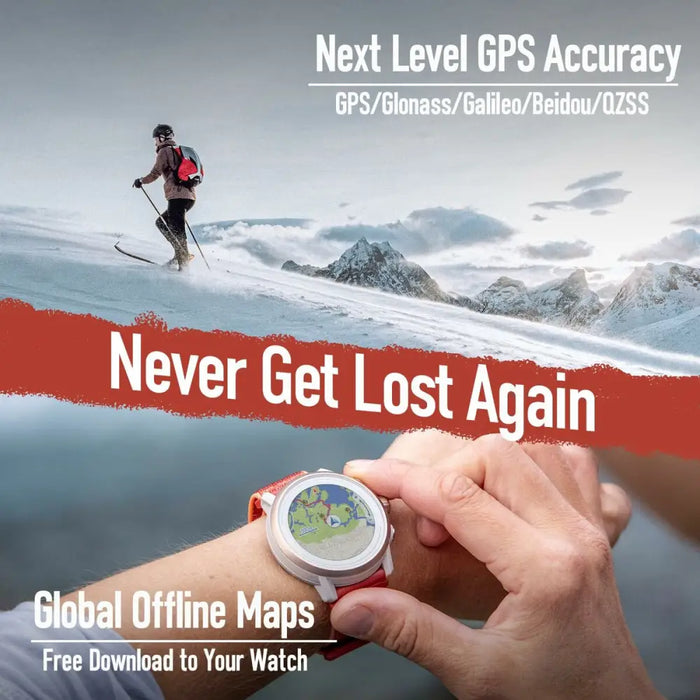 Смарт часовник Coros WAPX2-PNK Черен Розов 1,2’’