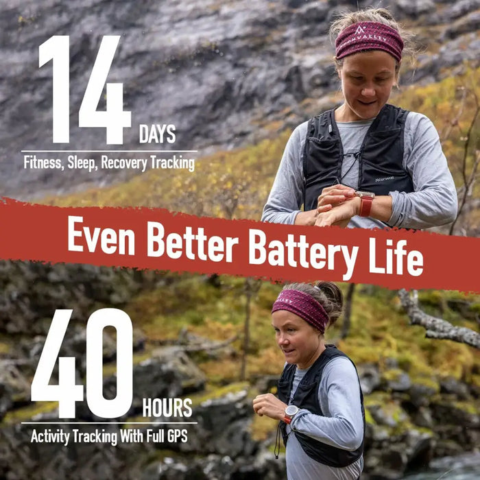 Смарт часовник Coros WAPX2-PNK Черен Розов 1,2’’