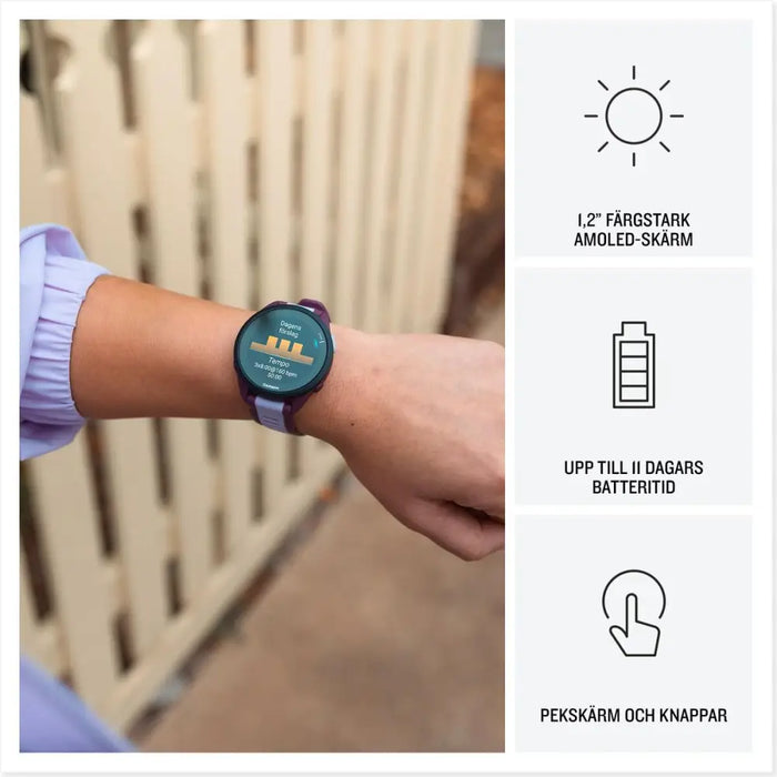 Смарт часовник GARMIN 010-02863-31 Бял Сив Сребрист 1,2’’