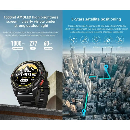 Смарт часовник Mibro GS Active Черен 1,3’’