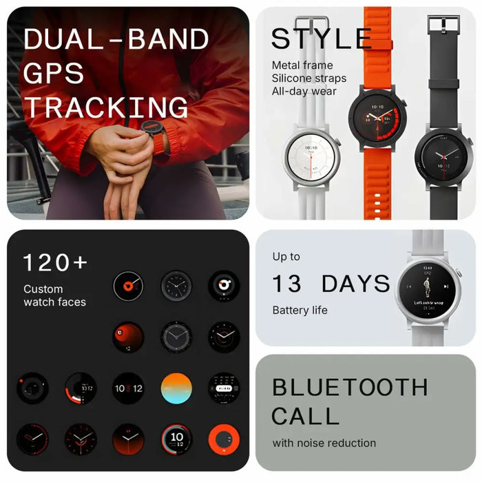 Смарт часовник Nothing A10700020 Сив 1,43’’