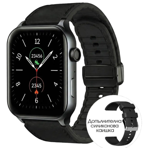 Смарт часовник RIVERSONG MOTIVE 9E BLACK ПУЛСОМЕР SPO2