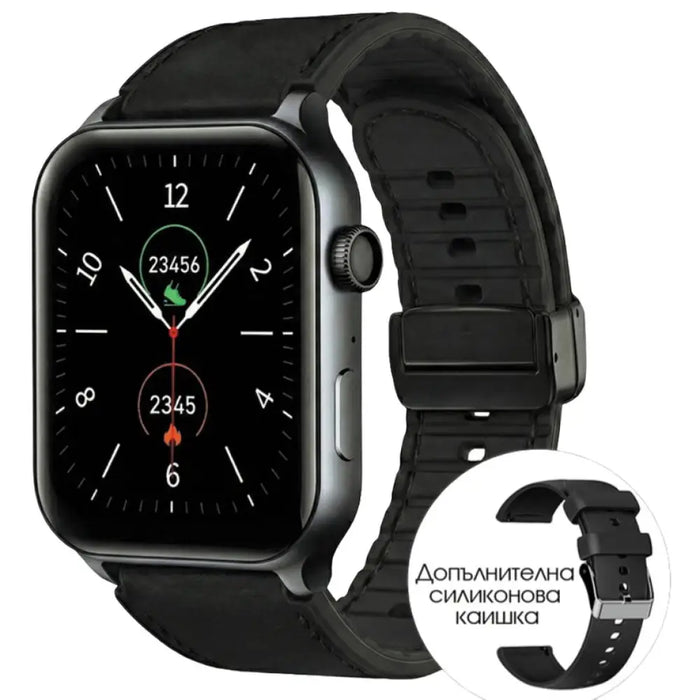 Смарт часовник RIVERSONG MOTIVE 9E BLACK ПУЛСОМЕР SPO2