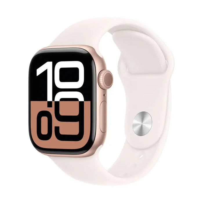 Смарт часовник Apple Series 10 GPS Розово Златист