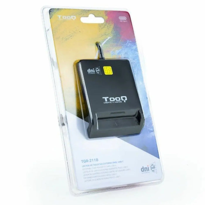 Смарт четец за карти TooQ TQR-211B Черен