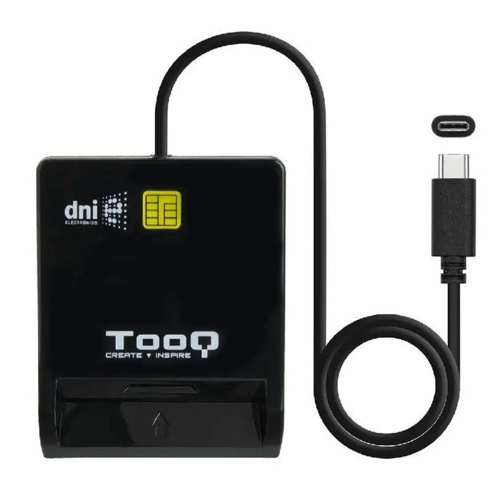 Смарт четец за карти TooQ TQR-211B Черен