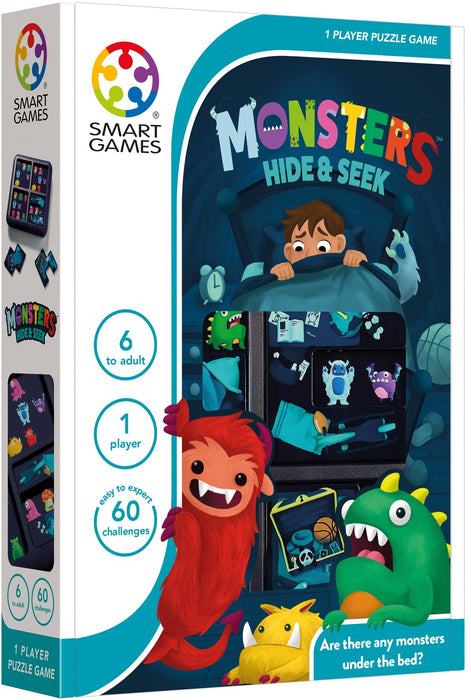 Настолна игра Smart Games - Monsters Hide & Seek