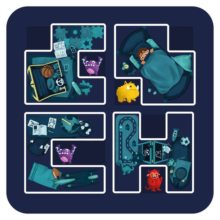 Настолна игра Smart Games - Monsters Hide & Seek