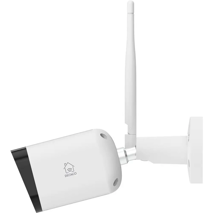 Смарт камера Deltaco 2MP Outdoor IP65 WiFi Бяла