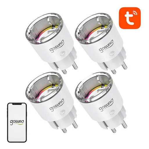 Смарт контакт Gosund EP2 WiFi 10A Tuya ’4 броя’