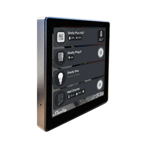 Смарт контролен панел Shelly Wall Display с 5А превключвател