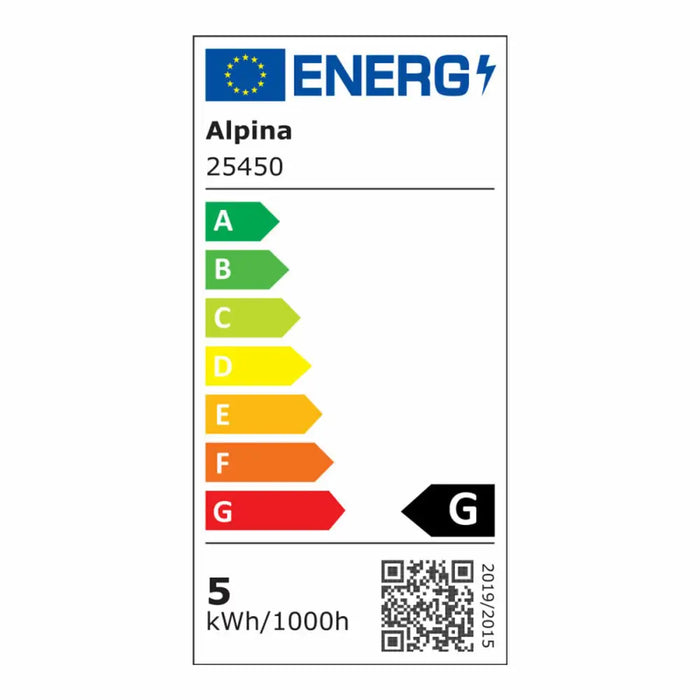 Смарт Крушка Alpina RGB Wi-Fi 5 W 4,9 W E27 1800-6500 K 360