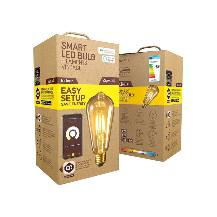 Смарт Крушка Muvit iO 5 W E27 1800 K 2700 K 480 Lm Wi-Fi