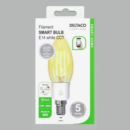 Смарт крушка DELTACO SMART HOME SH-LFE14C35 Е14
