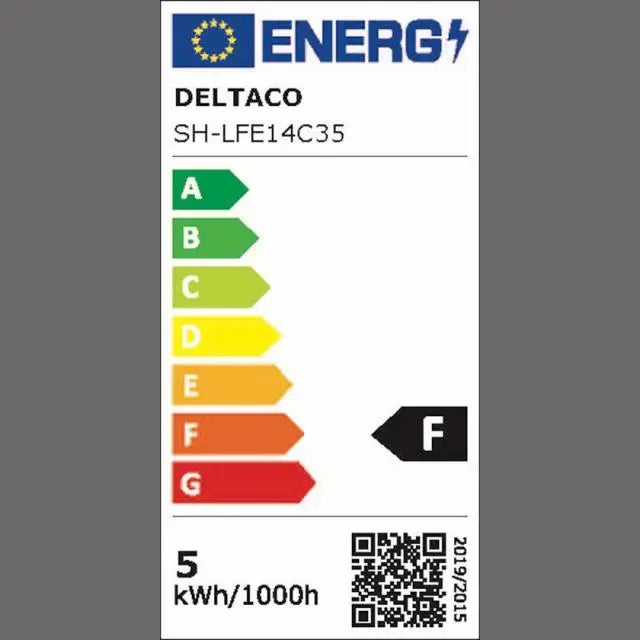 Смарт крушка DELTACO SMART HOME SH-LFE14C35 Е14