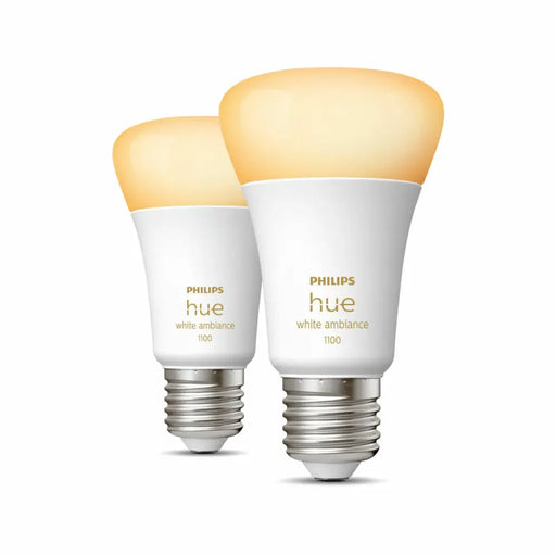 Смарт Крушка Philips Pack de 2 E27 Бял F E27 (2200K) (6500