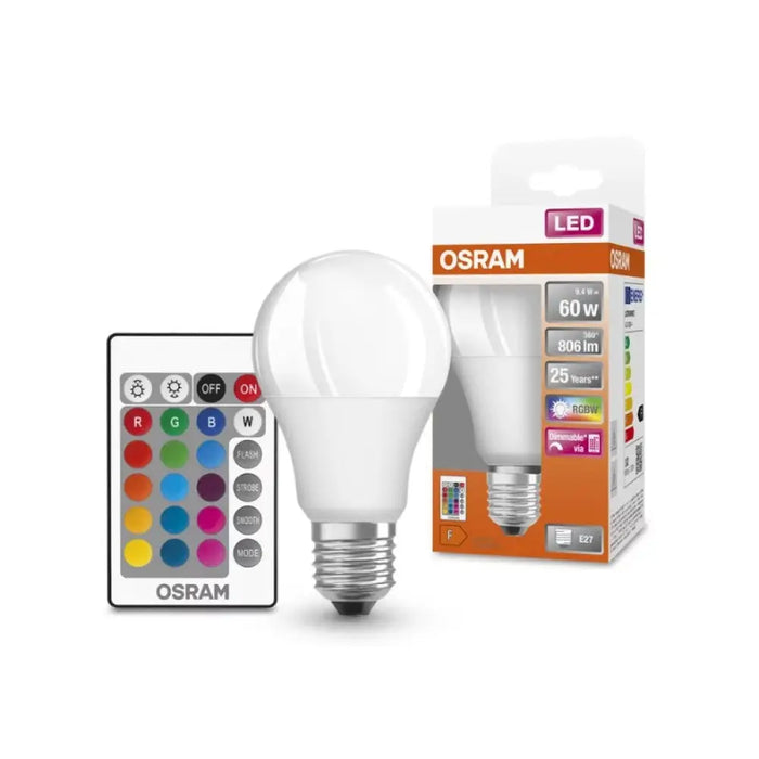 SMART ЛАМПА КУТИЯ CLA60 RGB REM 9W/827 230V FR E27 LEDVANCE