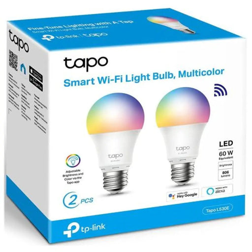 Смарт LED крушка TP-LINK E27 L530E 2бр. бяла