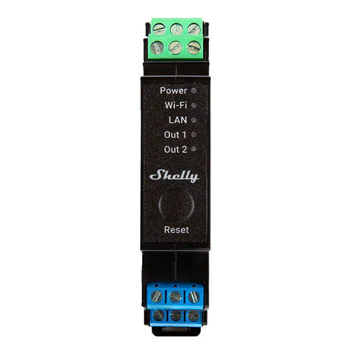 Смарт превключвател за DIN шина/релса Shelly Pro 2PM