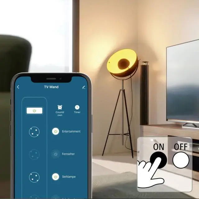 Смарт разклонител HAMA 4 гнезда WiFi