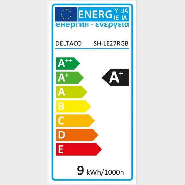 Смарт RGB крушка DELTACO SH-LE27RGB Е27 WiFI