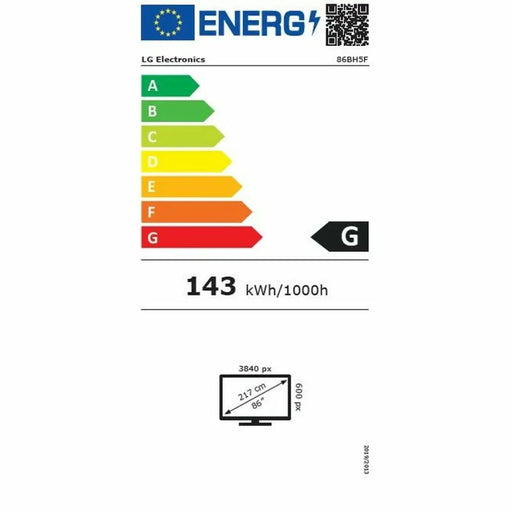 Смарт телевизор LG 86BH5F-M.AEU 86’’ IPS