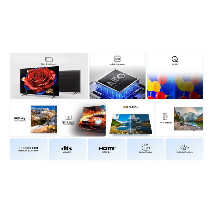 Смарт телевизор TCL 65P7K 65’’ 4K Ultra HD HDR QLED