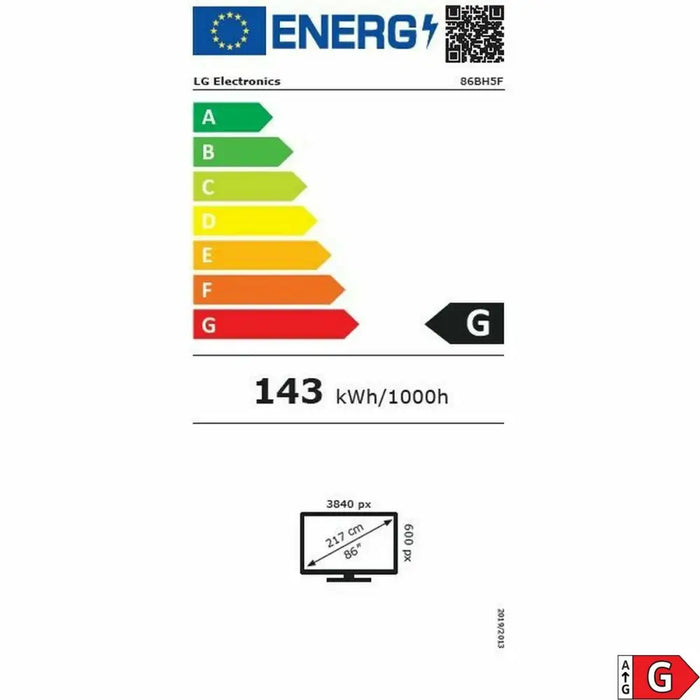 Смарт телевизор LG 86BH5F-M.AEU 86’’ IPS