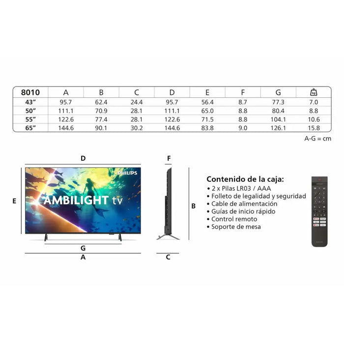 Смарт телевизор Philips 55PUS8010/12