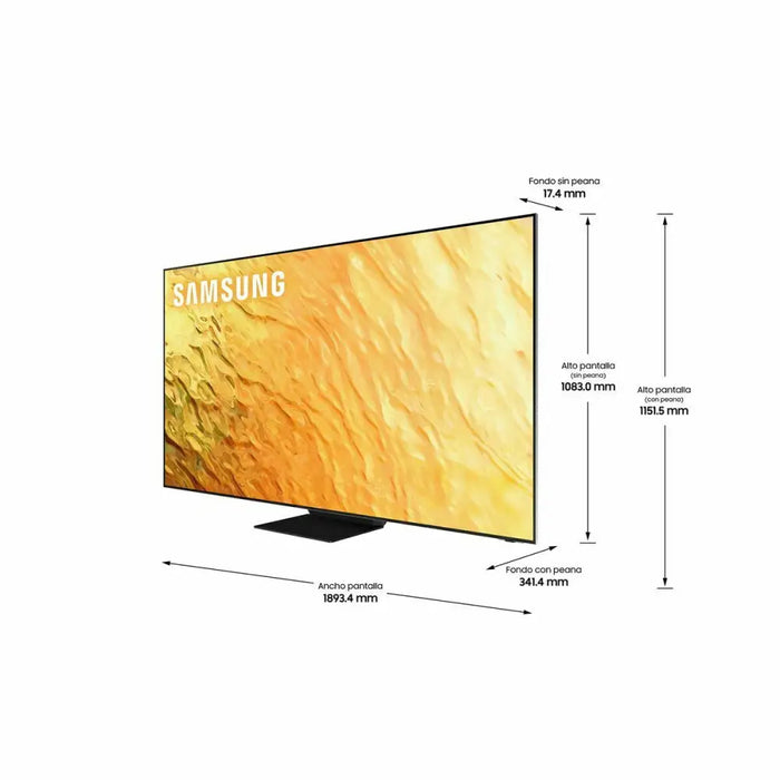 Смарт телевизор Samsung 75QN800B 75’’ QLED 4K Ultra HD 8K