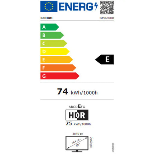 Смарт телевизор Genium GTV65UHD 65’’ QLED 4K Ultra HD