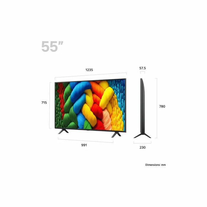 Смарт телевизор LG 55NANO80A6B.AEU 55’’ 4K Ultra HD LED HDR