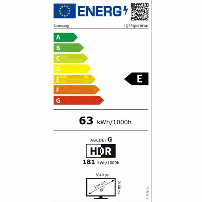 Смарт телевизор Samsung TQ55QN70F 55’’ 4K Ultra HD HDR Neo