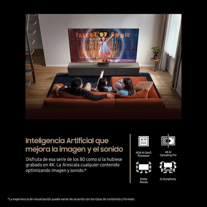 Смарт телевизор Samsung TQ85QN90FATXXC 85’’ 4K Ultra HD HDR