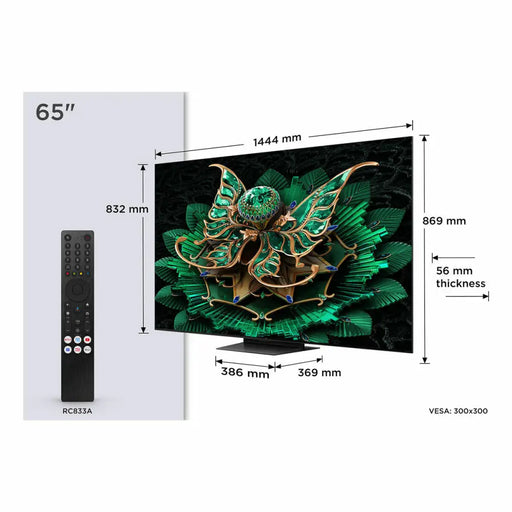 Смарт телевизор TCL 65C7K 65’’ 4K Ultra HD HDR QD Mini LED