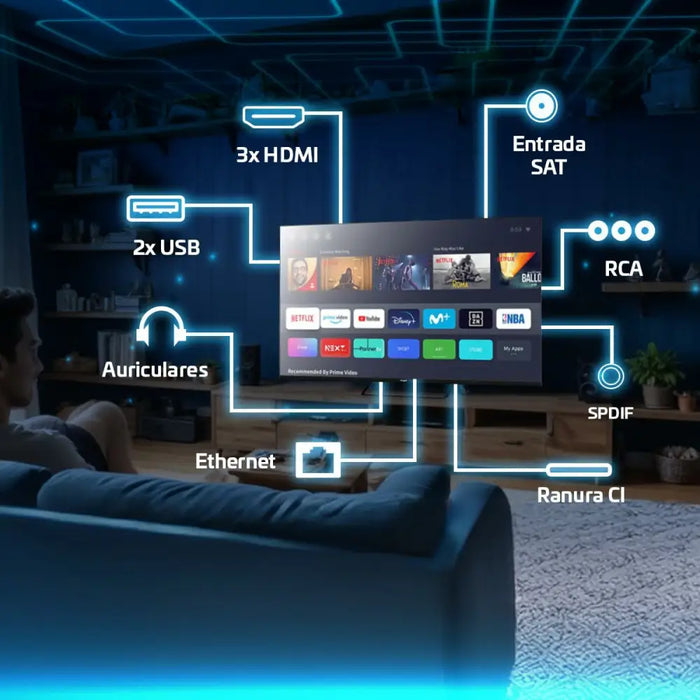 Смарт телевизор Engel LE3295QLED 32 32’’ QLED
