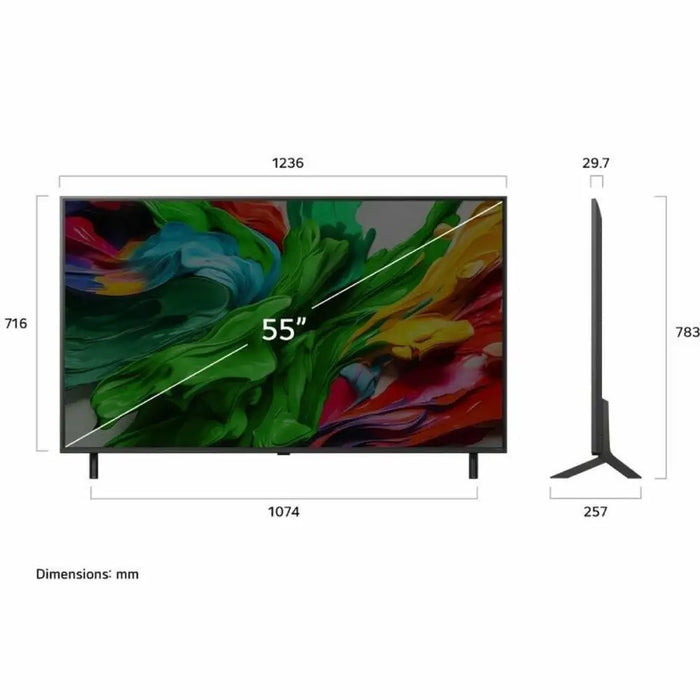 Смарт телевизор LG 55QNED87A6B 55’’ (55’’) 4K Ultra HD (4K