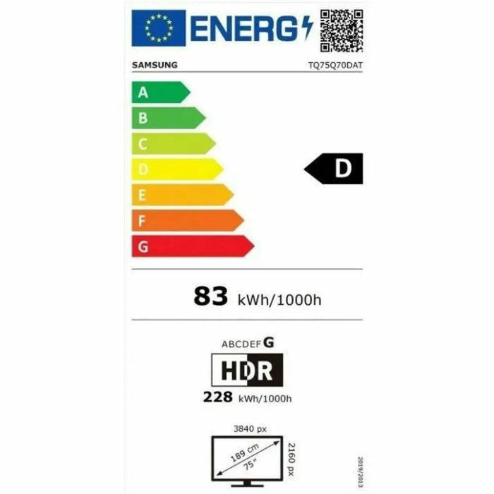 Смарт телевизор Samsung TQ75Q70DATXXC 75’’ 4K Ultra HD LED