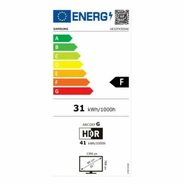 Смарт телевизор Samsung UE32T4305AE HD 32’’ LED