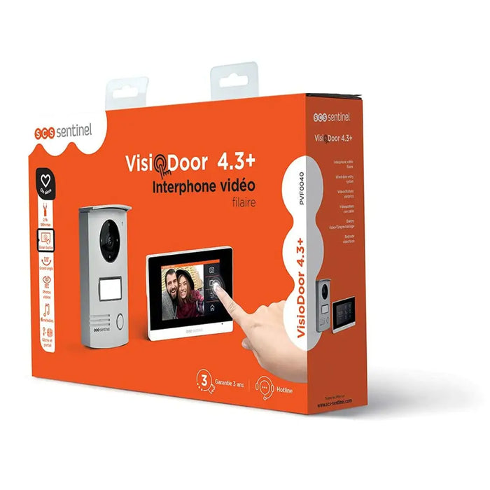 Смарт Видео Предавател SCS SENTINEL Visiodoor 4.3 Алуминий