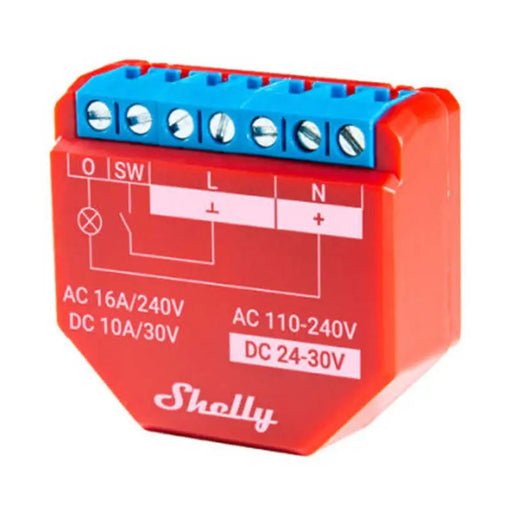 Смарт Wi-Fi реле Shelly Plus 1PM 1-канално 16A с измерване